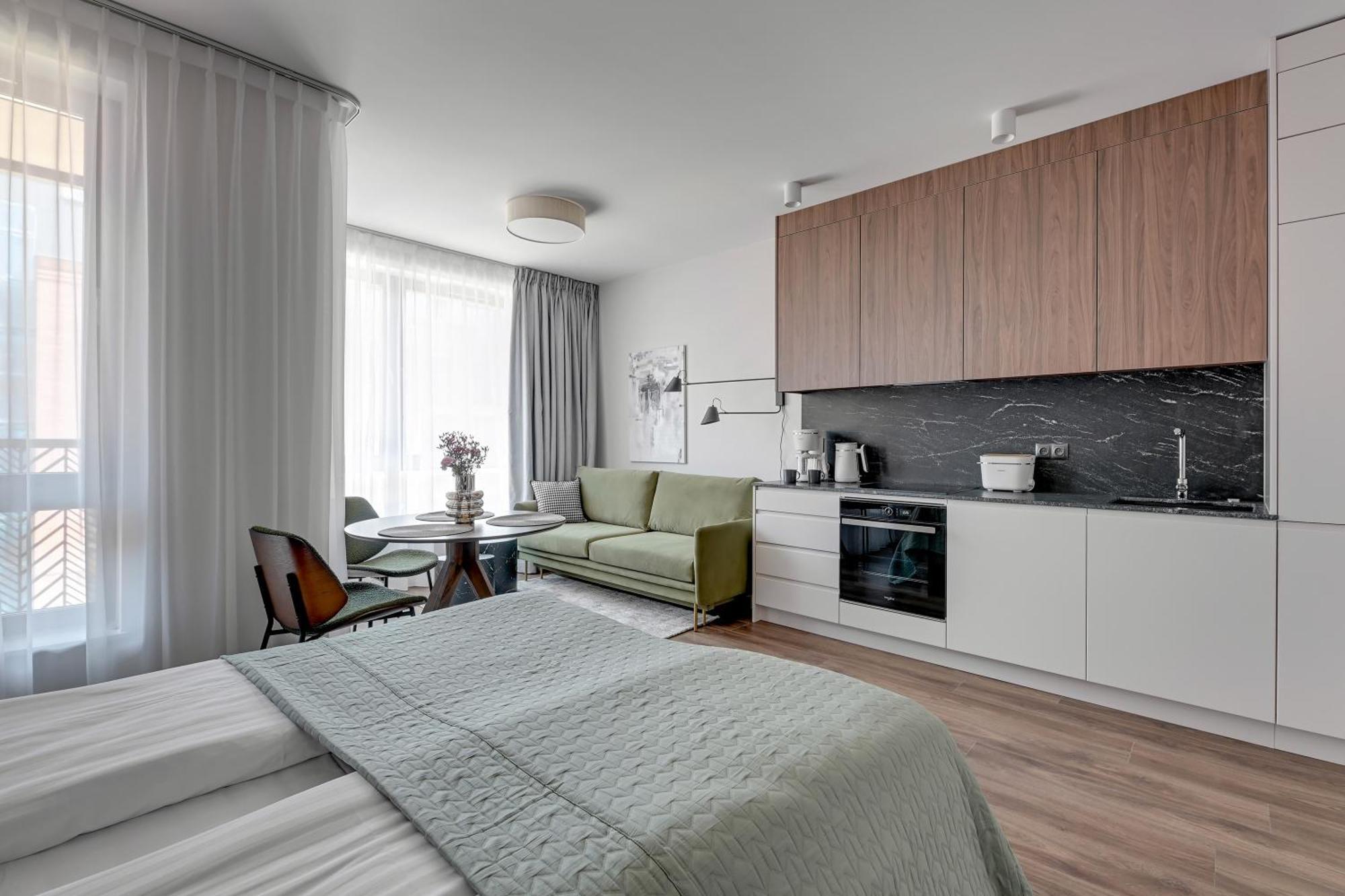 Scala City Center Premium Studios By Lion Apartments 그단스크 외부 사진