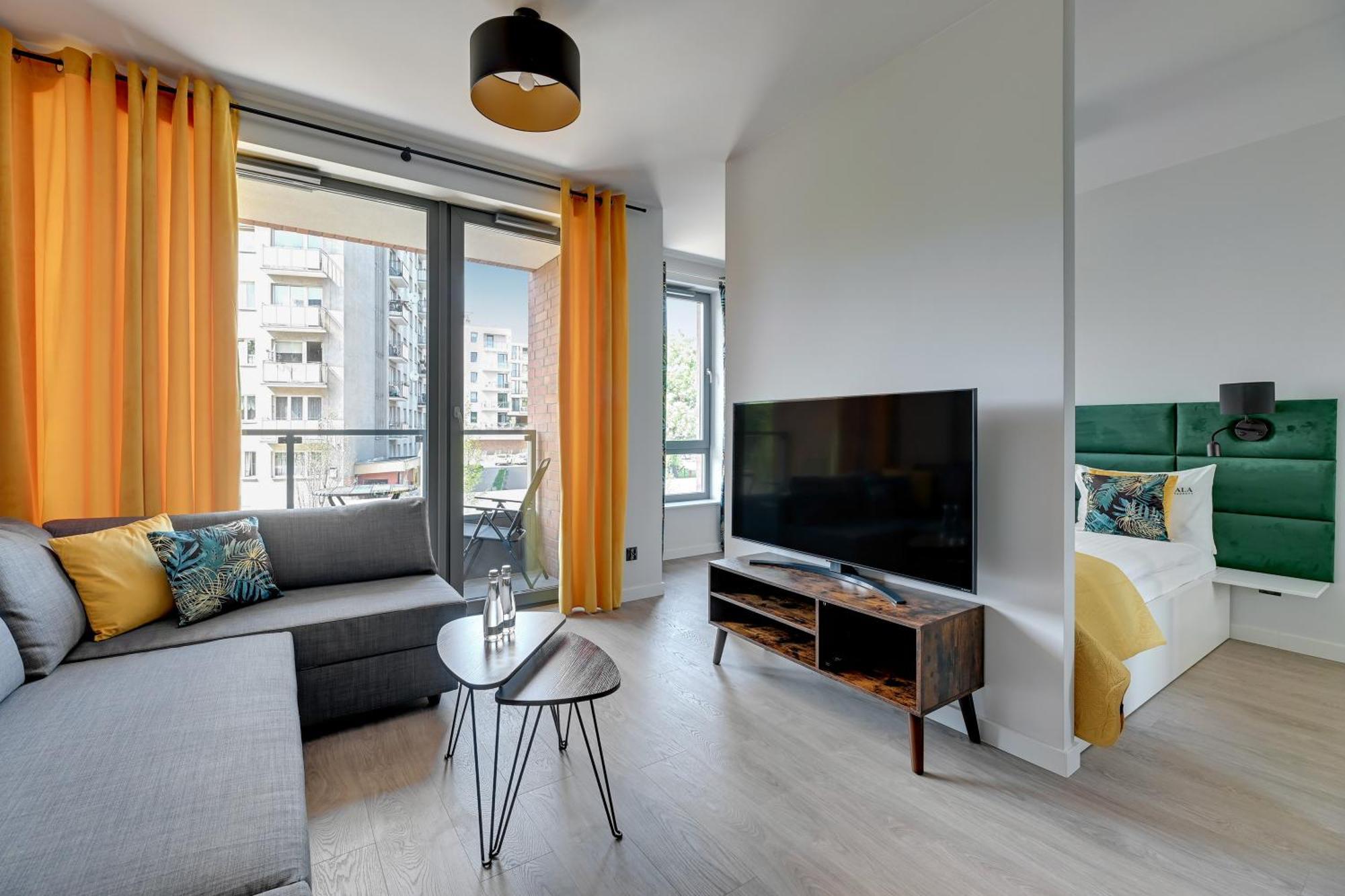 Scala City Center Premium Studios By Lion Apartments 그단스크 외부 사진